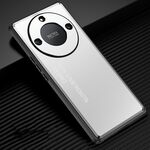 Custodia per telefono in metallo satinato per Honor X40 (argento)