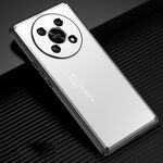 Custodia per telefono in metallo satinato per Honor X30 (argento)
