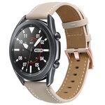Cinturino per orologio in pelle con fibbia in oro rosa da 20 mm (albicocca)
