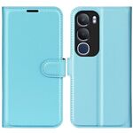 Per vivo vivo Y19s 4G / Y29 5G Custodia per telefono in pelle con texture Litchi orizzontale con supporto (blu)
