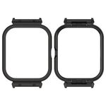 Per vivo iQOO Watch GT Custodia protettiva per orologio con cornice in metallo (nero)