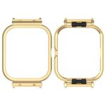 Per vivo iQOO Watch GT Custodia protettiva per orologio con cornice in metallo per orologio (oro)