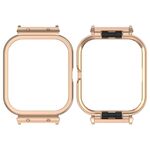 Per vivo iQOO Watch GT Custodia protettiva per orologio con cornice in metallo (oro rosa)