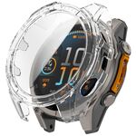 Per Garmin Tactix 8 AMOLED 51mm Pellicola temperata Custodia protettiva per orologio PC integrata (trasparente)