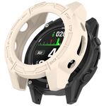 Per Garmin Descent G2 Hollow Armor TPU Half Covering Custodia protettiva per orologio (Starlight)