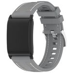 Per cinturino in silicone intrecciato in nylon composito WHOOP 4.0 (grigio)