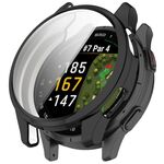 Per Garmin Approach S50 Custodia protettiva per orologio in TPU elettrolitico a copertura totale (nero)