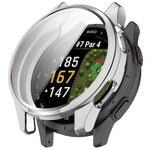 Per Garmin Approach S50 Custodia protettiva per orologio in TPU elettrolitico a copertura totale (argento)