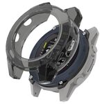 Per Garmin Descent G2 TPU Half Coverage Custodia protettiva per orologio traslucido (nero trasparente)