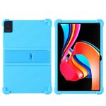 Per TCL TAB 10L Gen 2 Custodia protettiva antiurto in silicone per tablet con supporto (azzurro cielo)