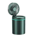 F98 Spray Cooling Desktop Piccolo Ventilatore Camera da letto Ufficio Umidificatore portatile con luci colorate, Colore: Plug-in (verde)