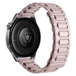 Cinturino per orologio magnetico in pelle a tre pezzi a forma di I da 22 mm (cachi)