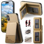 Per iPhone X / XS Twill Tessuto Pelle Verticale Flip RFID Card Bag Custodia per Telefono (Cachi)
