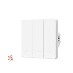 Interruttore luce intelligente Tuya ZigBee compatibile con sensore di movimento radar, nessun condensatore richiesto, 3 bande