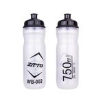 2 pz ZTTO wb-002 750 ml portatile fitness sport tazza bicicletta all'aperto equitazione bottiglia d'acqua