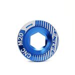 Viti per pedivella in alluminio per bicicletta ENLEE, colore: M20 blu