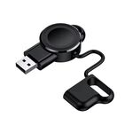 Per Apple Watch 1/2/3/4/5/6/7/8/9/10/SE Caricabatterie wireless magnetico Mini caricabatterie portatile intelligente (nero)