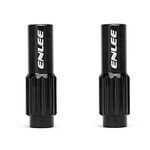 ENLEE Mountain Road Bicycle Shift Center Trim Viti 4mm Cavo Vite di regolazione del cavo del freno (nero)