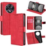 Per Tecno Spark 30 4G Custodia in pelle con chiusura magnetica in coccodrillo (rosso)