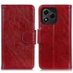 Custodia per telefono in pelle con texture Nappa per Honor 400 Lite (rosso)