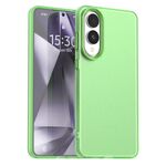 Per Samsung Galaxy S25 Edge 5G Candy PC Hybrid TPU antiurto Custodia per telefono (verde)