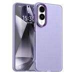 Per Samsung Galaxy S25 Edge 5G Candy PC Hybrid TPU Custodia antiurto per telefono (viola)
