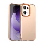 Per OPPO Reno13 5G Global Candy PC Hybrid TPU Custodia antiurto per telefono (arancione)