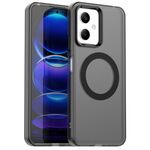 Per Redmi Note 12 5G Global / Poco X5 Candy Magsafe PC Hybrid TPU Custodia per telefono (nero)