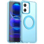 Per Redmi Note 12 5G Global / Poco X5 Candy Magsafe PC Hybrid TPU Custodia per telefono (blu)