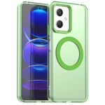 Per Redmi Note 12 5G Global / Poco X5 Candy Magsafe PC Hybrid TPU Custodia per telefono (verde)