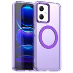 Per Redmi Note 12 5G Global / Poco X5 Candy Magsafe PC Hybrid TPU Custodia per telefono (viola)