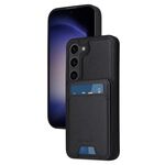 Per Samsung Galaxy S23 5G BETOPNICE Custodia per telefono con portafoglio MagSafe staccabile verticale a ribalta (nero)