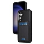 Per Samsung Galaxy S23 FE 5G BETOPNICE Custodia per telefono con portafoglio MagSafe staccabile verticale a ribalta (nero)