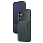Per Samsung Galaxy S24 FE 5G BETOPNICE Custodia per telefono con portafoglio MagSafe staccabile con apertura a ribalta orizzontale (verde)