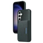 Per Samsung Galaxy S23 FE 5G BETOPNICE Custodia per telefono con portafoglio MagSafe staccabile con chiusura a scatto orizzontale (verde)
