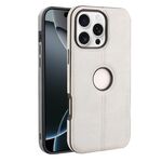 Per iPhone 16 Pro Max Crazy Horse Custodia per telefono in pelle con retro in pelle (grigio)
