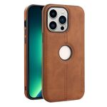 Per iPhone 13 Pro Crazy Horse Custodia per telefono in pelle con retro in pelle (marrone chiaro)
