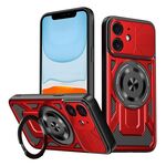 Per iPhone 11 Custodia per telefono MagSafe con supporto girevole Armor (rosso)
