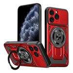 Per iPhone 11 Pro Armor Rotating Holder MagSafe Custodia per telefono (rosso)