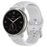 Per Amazfit Active 2 Holes Style 22mm Cinturino sportivo in silicone (grigio)