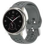Cinturino sportivo in silicone per Amazfit Active 2 Holes Style 22mm grigio siderale SYA002855901I 6922654257322