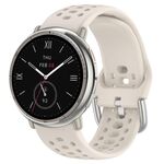 Per Amazfit Active 2 Holes Style 22mm Cinturino sportivo in silicone (Starlight)