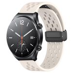 Per Xiaomi MI Watch S1 cinturino in silicone con chiusura magnetica pieghevole da 22 mm (colore Starlight)