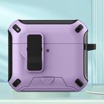 Per AirPods 4 Auricolari Bluetooth wireless MagSafe Holder Custodia protettiva (viola)