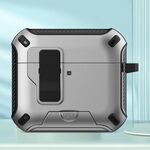 Per AirPods 4 Auricolari Bluetooth wireless MagSafe Holder Custodia protettiva (argento)