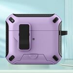 Per AirPods 3 auricolari Bluetooth wireless MagSafe Holder Custodia protettiva (viola)
