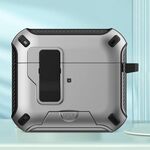 Per AirPods 3 auricolari Bluetooth wireless MagSafe Holder Custodia protettiva (argento)