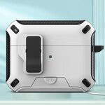 Per AirPods Pro auricolari Bluetooth wireless MagSafe Holder Custodia protettiva (bianco)