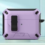 Per AirPods Pro auricolari Bluetooth wireless MagSafe Holder Custodia protettiva (viola)