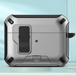Per AirPods Pro auricolari Bluetooth wireless MagSafe Holder Custodia protettiva (argento)